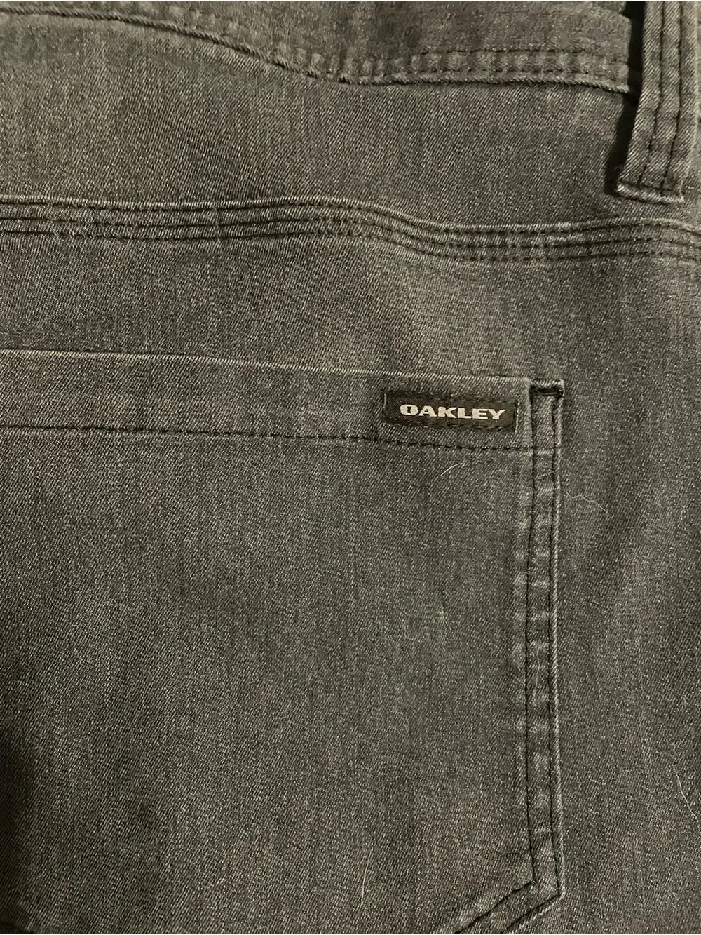 Oakley Men's Charcoal Black Jean-Style Shorts
